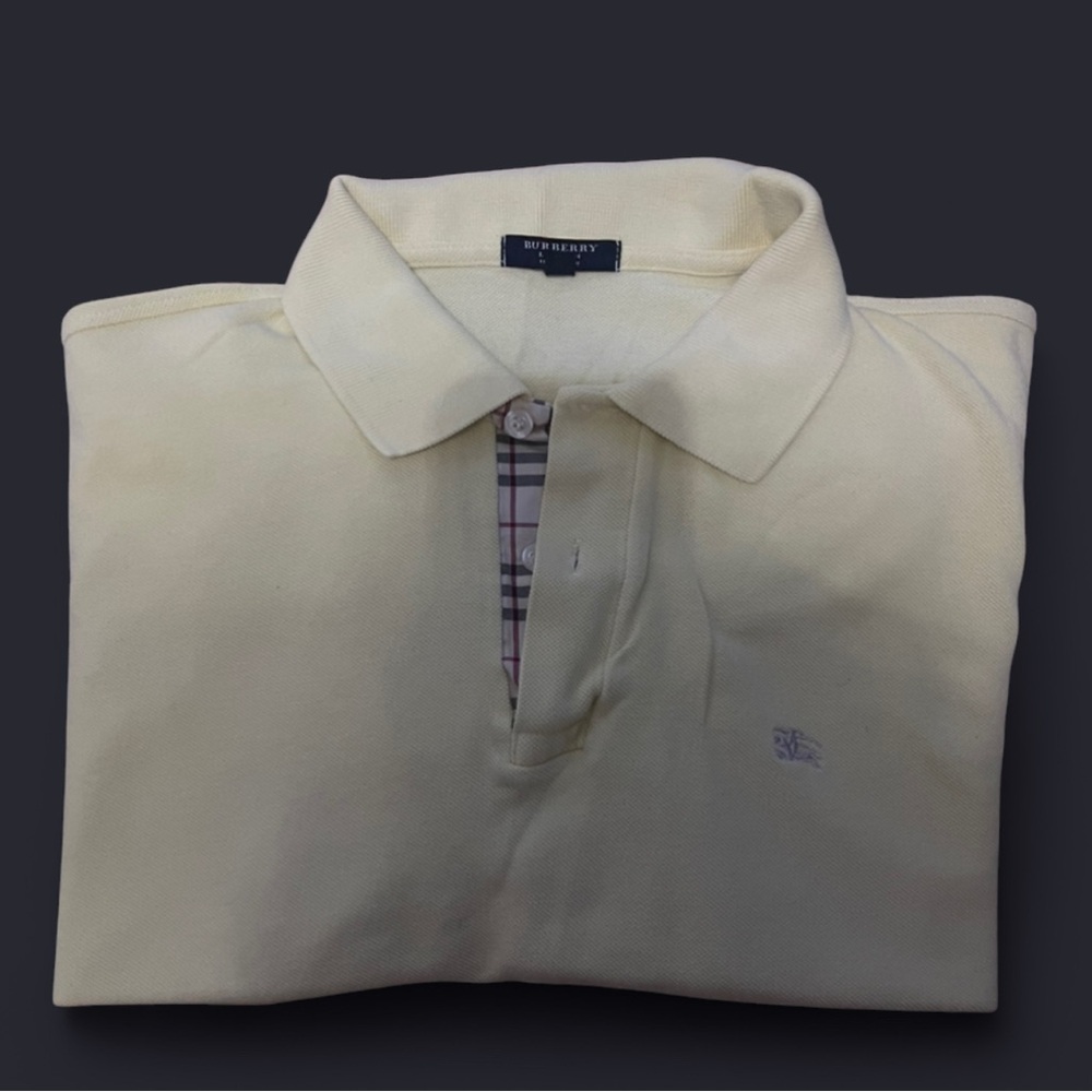 Burberry Beige Polo Shirt for Men